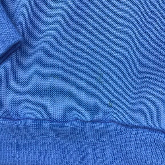 Vintage 1960’s Monaco Monte- Carlo V-Neck Sweater French Blue L - Picture 6 of 6